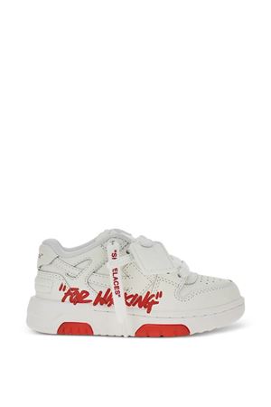 Out Of Office lace-up sneakers OFF WHITE KIDS | B011S6L0020125
